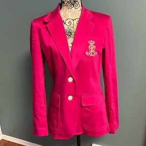 Ralph Lauren, fuchsia blazer, size 10